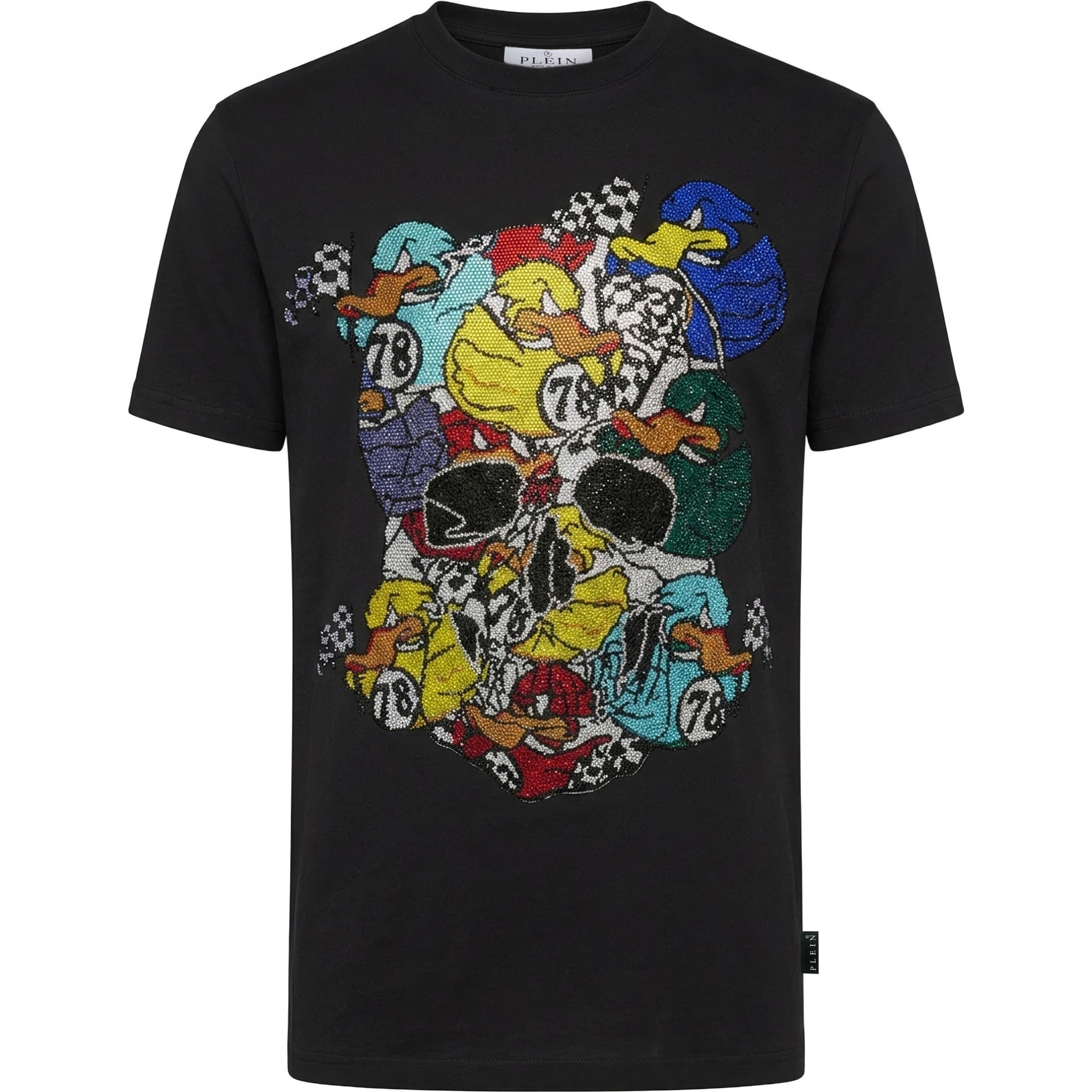 PHILIPP PLEIN Camiseta de cuello redondo y manga corta