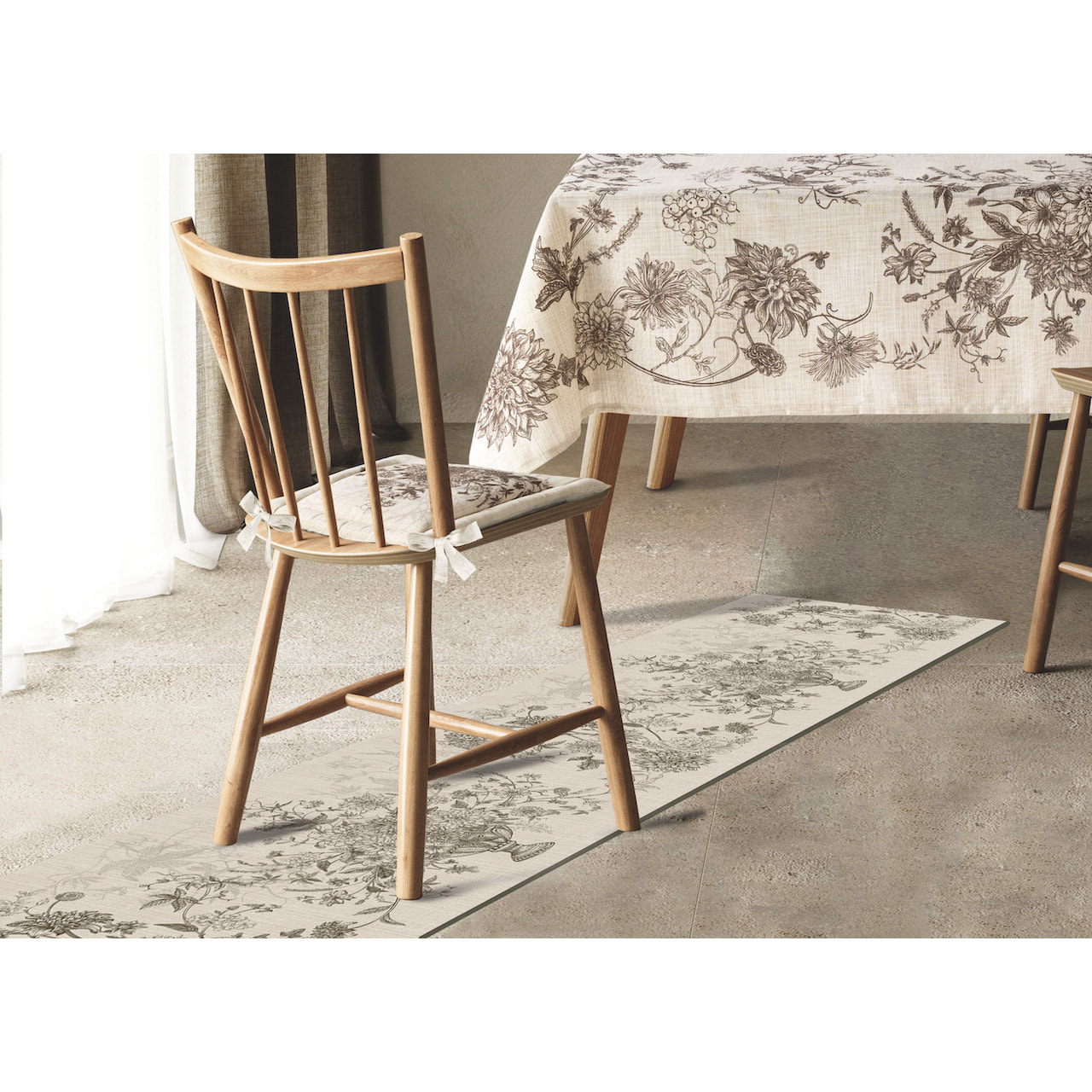 Tappeto Passatoia Cucina Con Retro Antiscivolo Antisfilo Linea Futura Toile