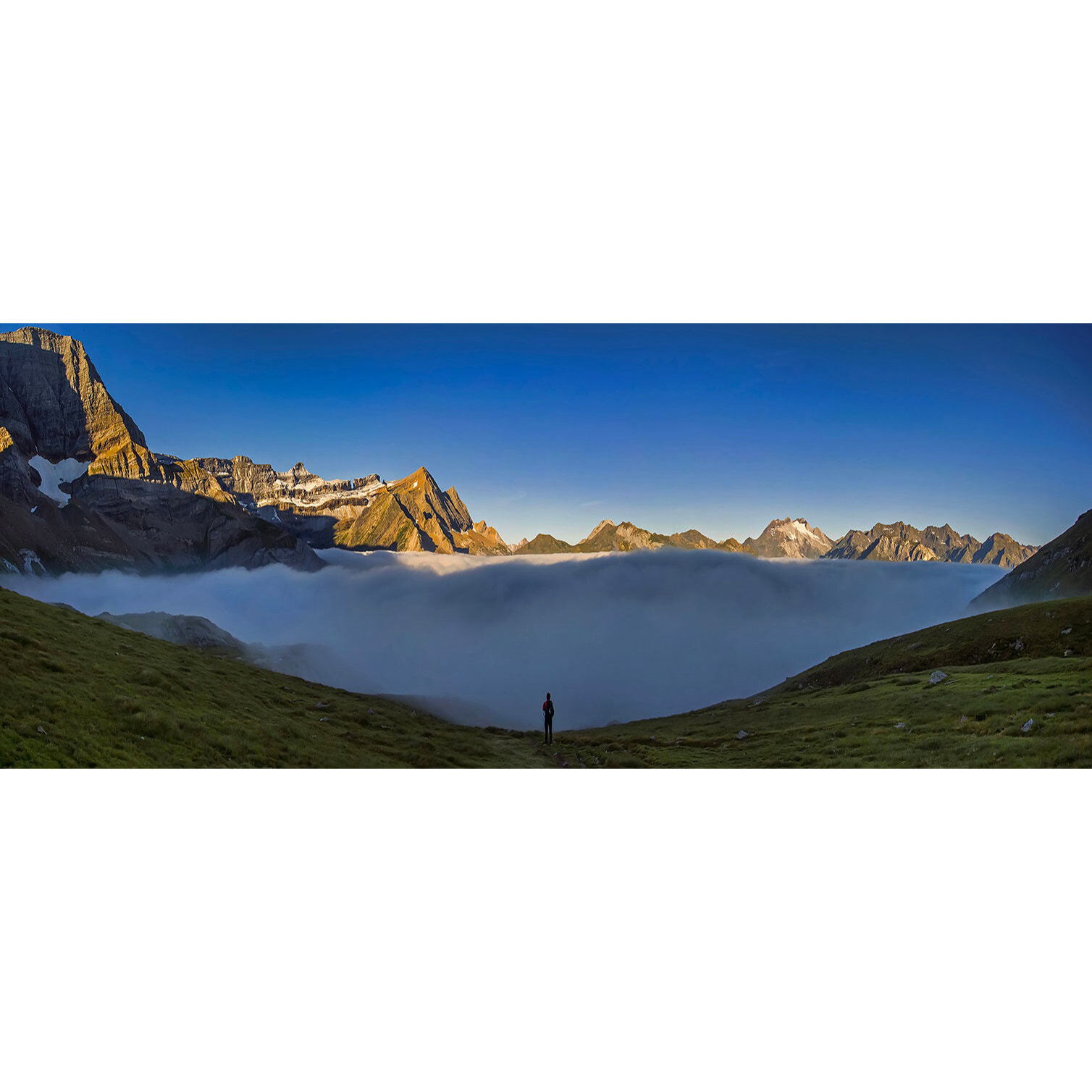 Tableau le mont perdu pyrénées Toile imprimée