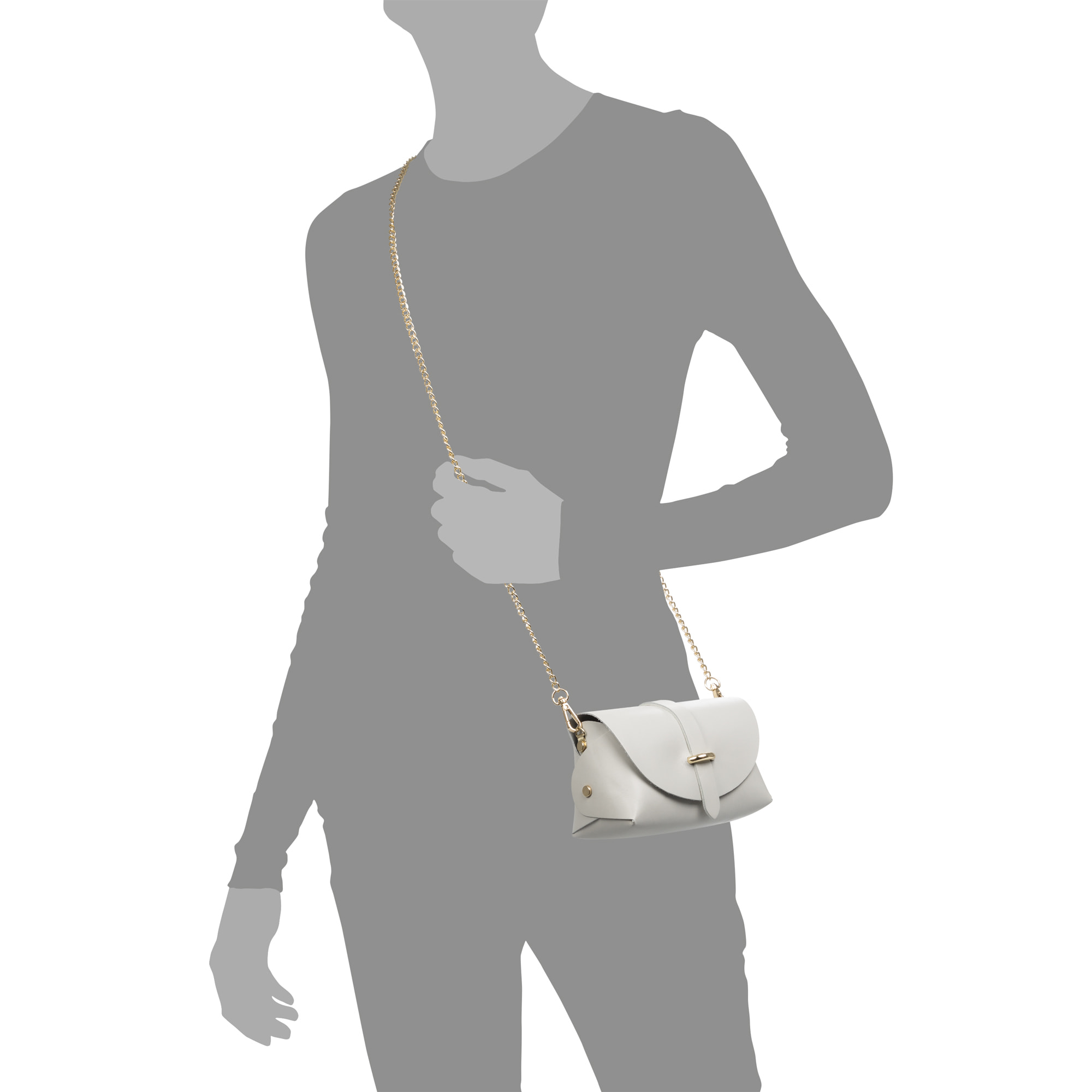 Aurora Borsa a tracolla Donna. Pelle autentica Ruga