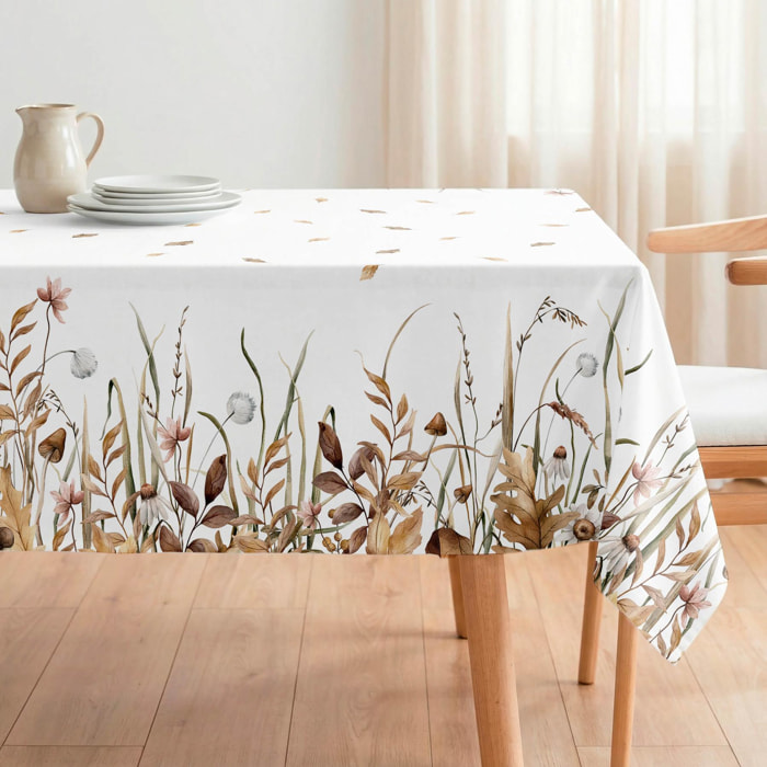 Nappe anti-taches KAIRO OCRE - coton mélangé