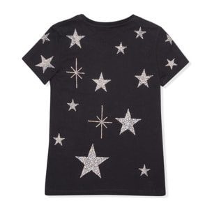 PHILIPP PLEIN T-shirt Round Neck SS "Shiny Signature"