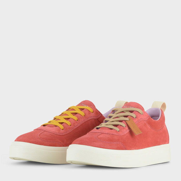 SNEAKER P08 DONNA IN SUEDE FRAGOLA