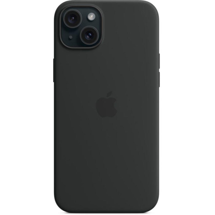 Coque APPLE Iphone 15 Plus MagSafe silicone Noir