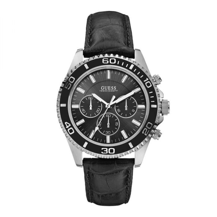 Reloj Guess W0171G1 Hombre Analogico Cuarzo con Correa de Pu & leather strap