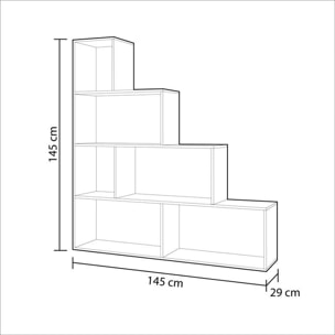 Estantería de pared Klum Roble Canadian