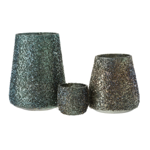 J-Line photophote Paillettes - verre - vert foncé - large