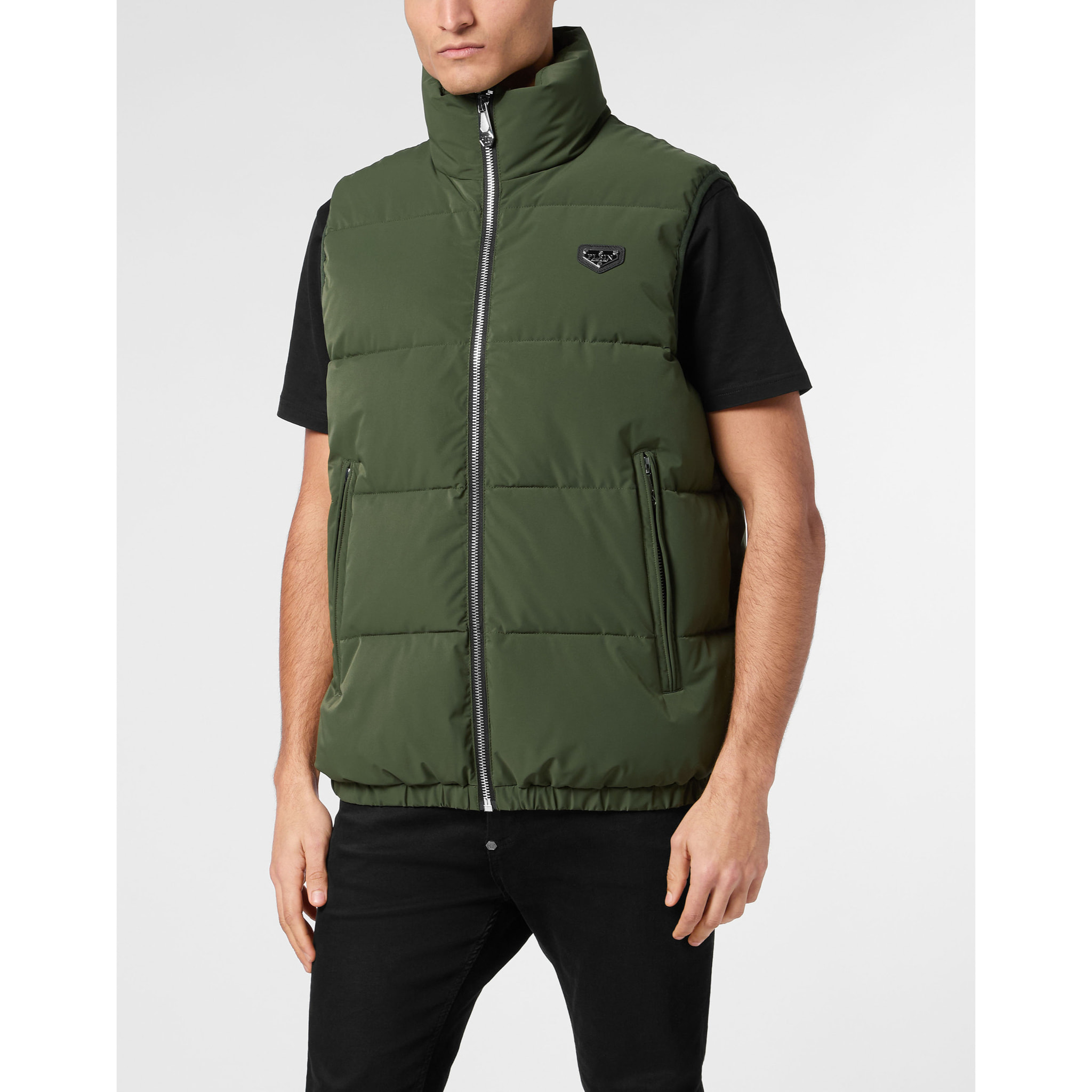 PHILIPP PLEIN Gilet in piuma
