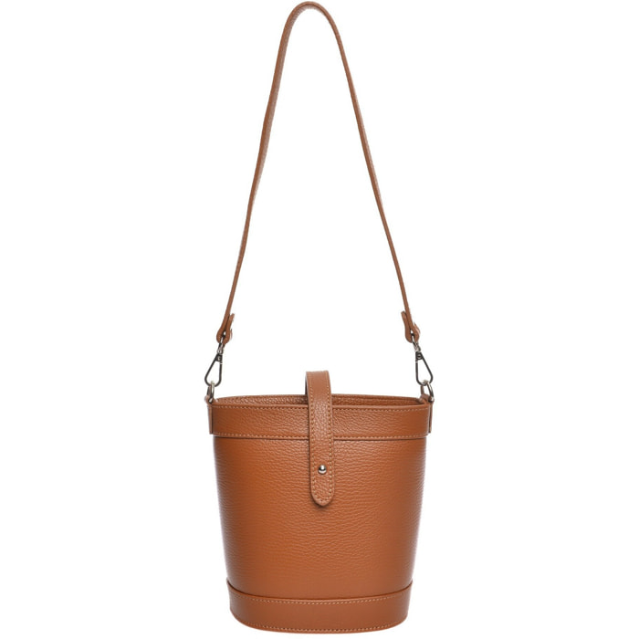 Borsa a tracolla Anna Luchini Cammello