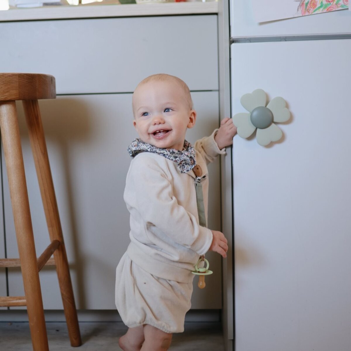 Mushie Spinner Con Ventosa Solid