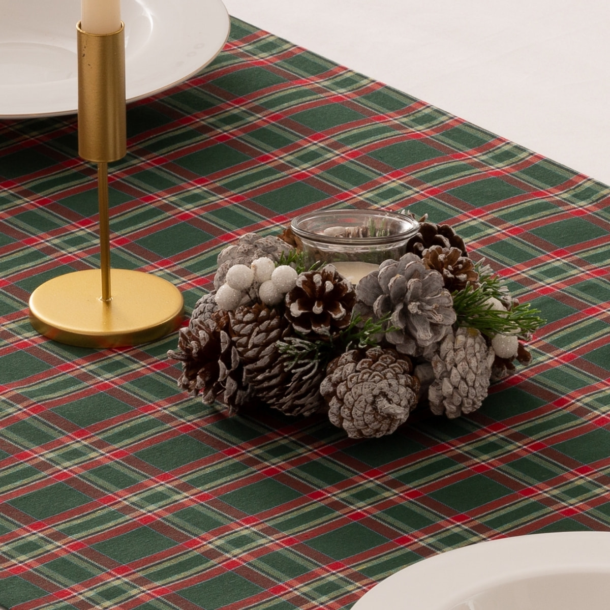 Camino de mesa NAIBI VERDE