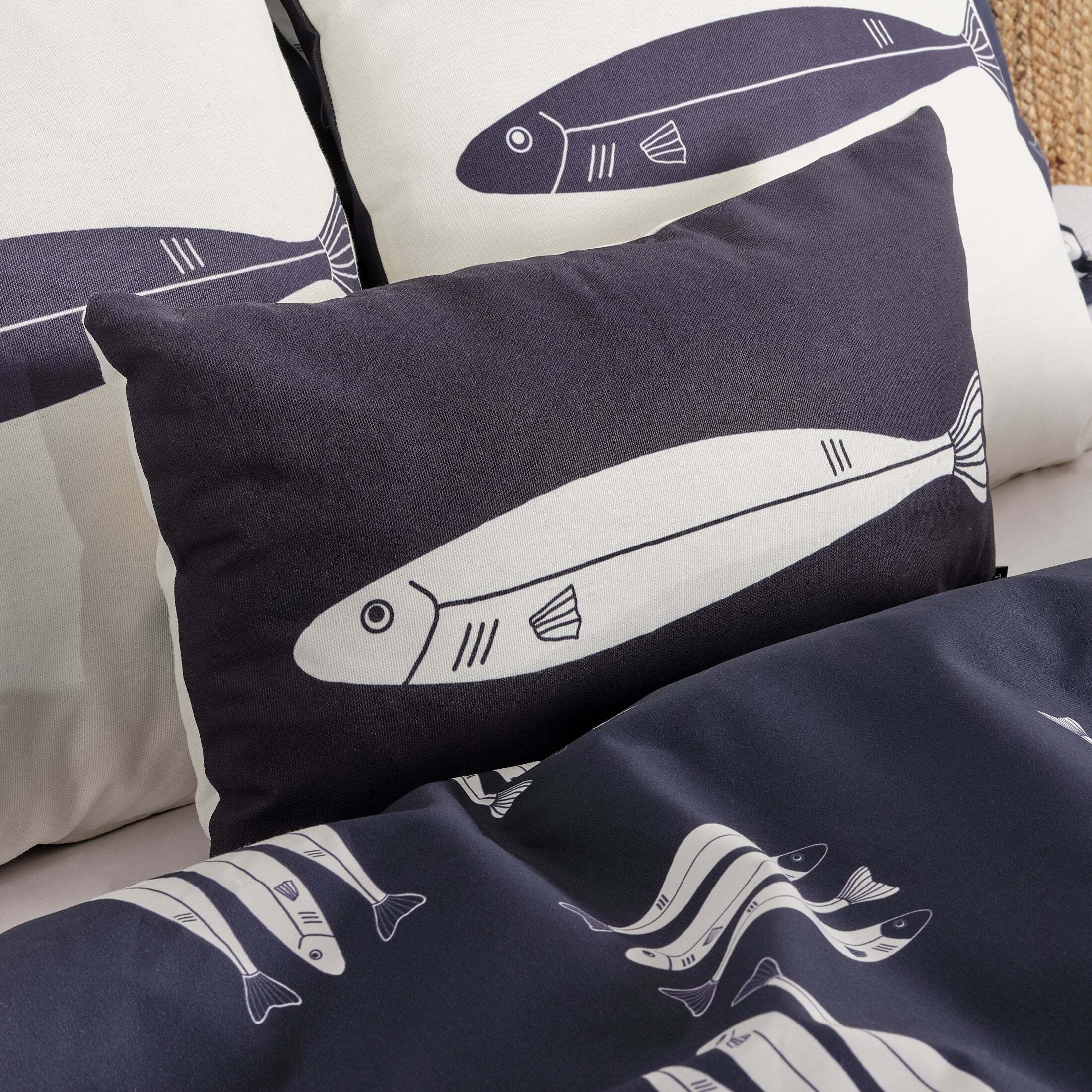 Housse de coussin réversible 100 % coton 30x50 cm Oropesa C