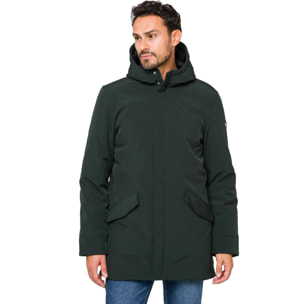 Parka ATITLAN imbottito impermeabile Verde Scuro