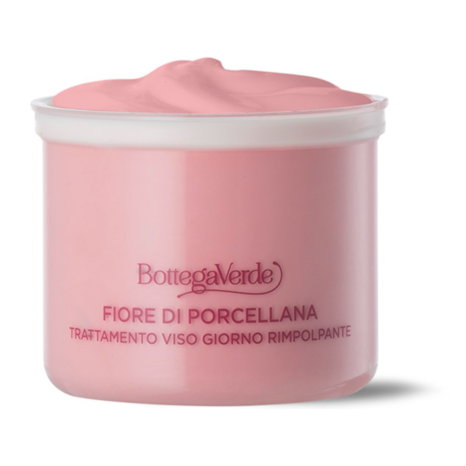 Sistema perfeccionador - Recarga Tratamiento facial de día rellenador, antiflacidez y antidebilitamiento - con pigmentos rosas - con Ceramidas vegetales, Colágeno vegetal de Acacia y Flor de Porcelana (50 ml) - pieles normales o secas