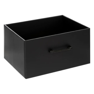 Tour de rangement Cardy beige/noir