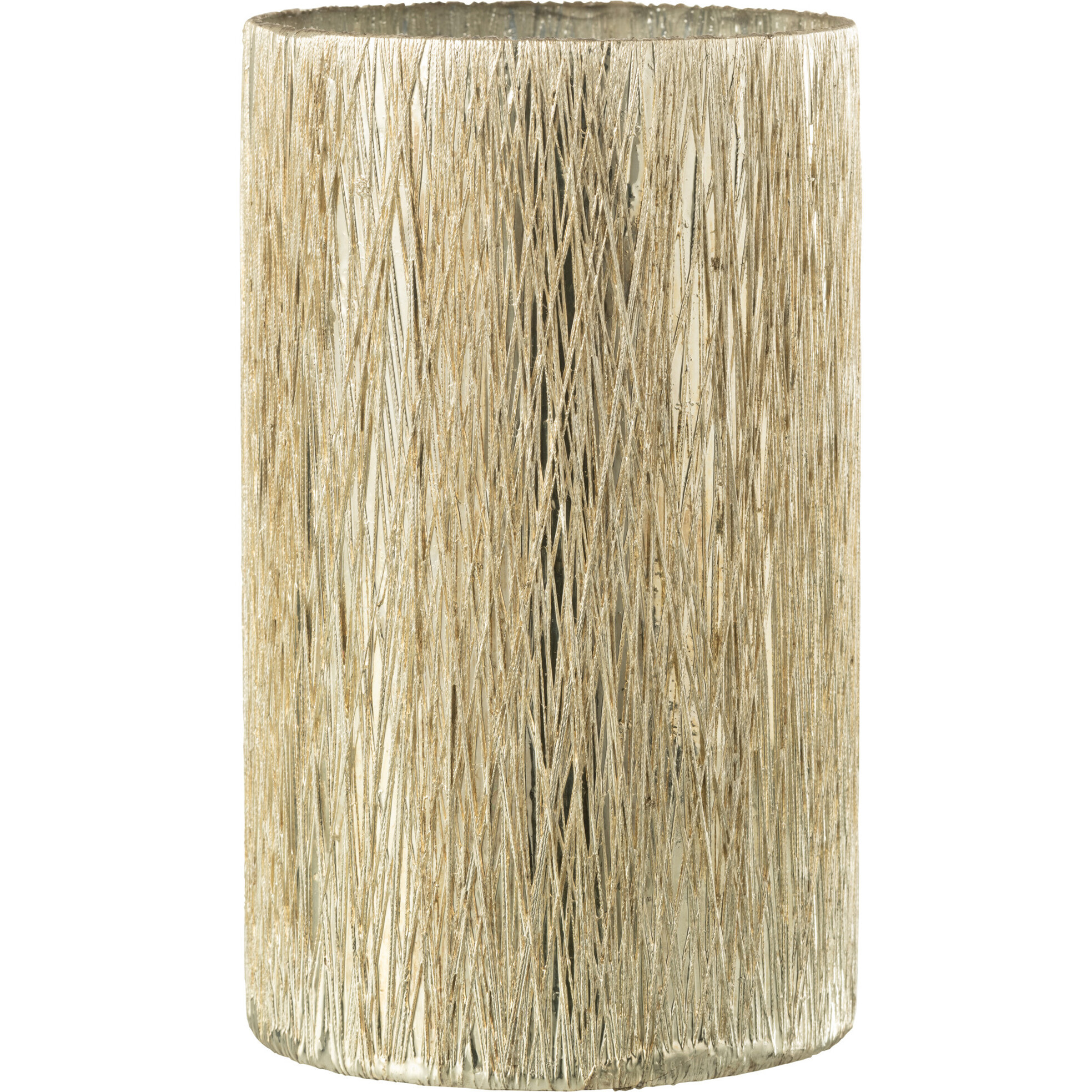 J-Line photophore - verre - argent - large