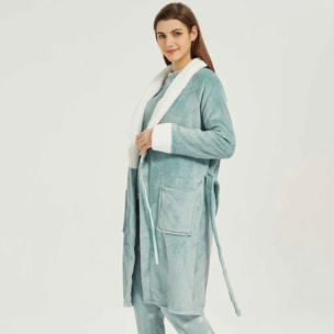 Bata terciopelo Sherpa