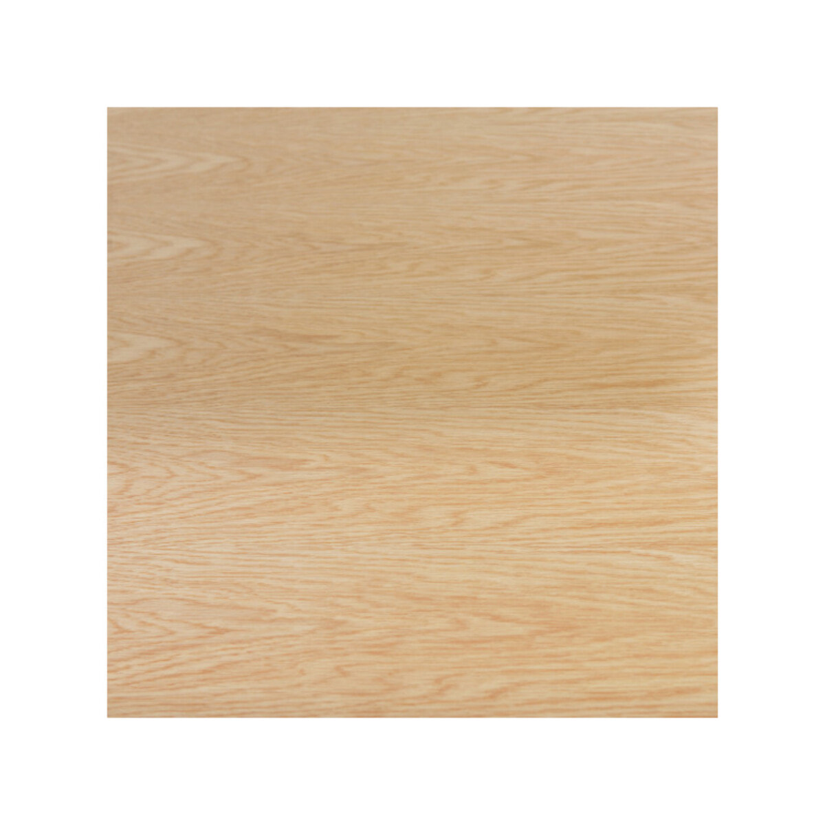 Table de Repas 100 x 180 cm Placage Chêne Piètement Luge Métal - DAVIS