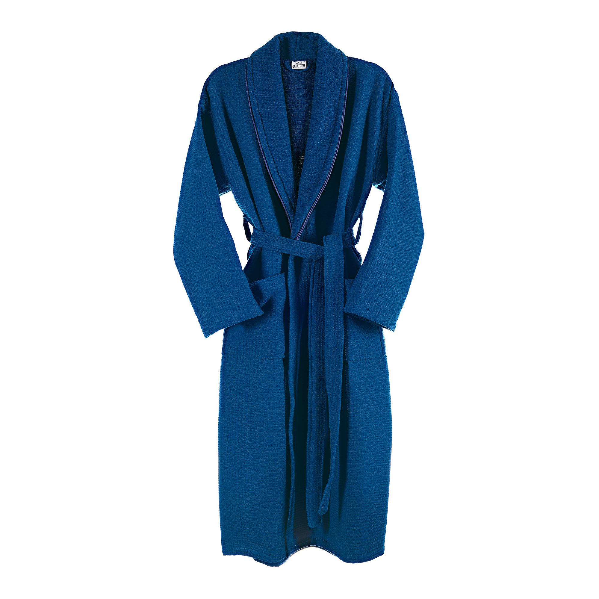 Albornoz s/m 360 gr/m2 nido de abeja 100% algodón azul marino