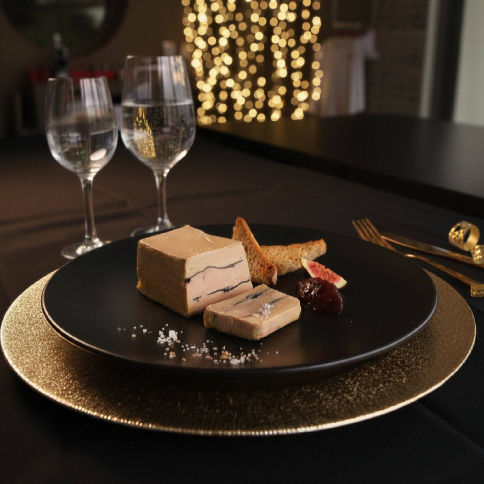 Millefeuille de foie gras d'oie truffé 6% - 180g