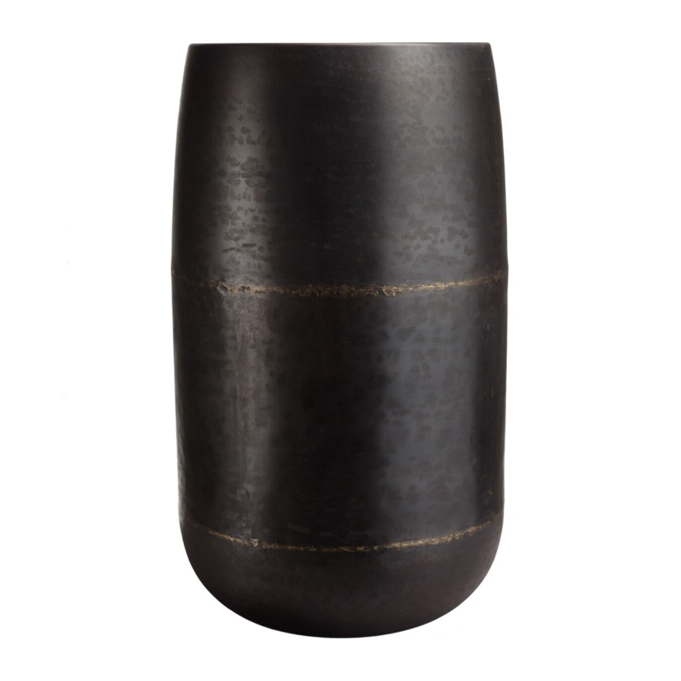 JOHAN - Vase largeur 30.5cm hauteur 52.5cm acier couleur bronze cuivré