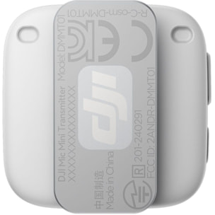 Micro cravate sans fil DJI DJI Mic Mini Transmitter Arctic White