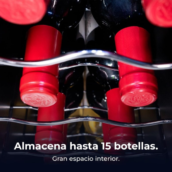 Cecotec Cave à vin Bolero GrandSommelier 1550 Black Compressor