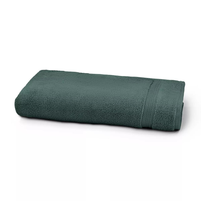 Drap de douche pur coton 550 g/m² uni anthracite Elea crepuscule