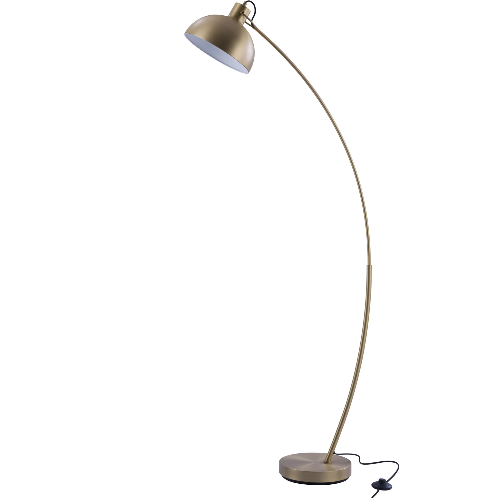 Lampadaire en métal couleur laiton - Jersey