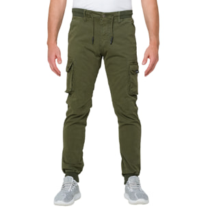 Pantalone Hot Buttered Namib cargo verde militare