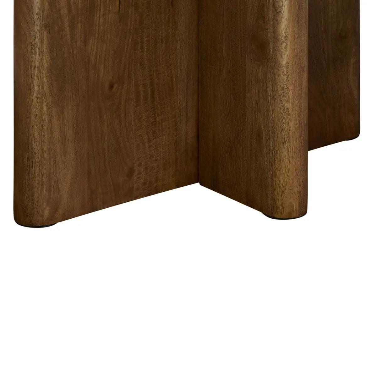 Table à manger Nagda ovale 100x200cm 8 places marron
