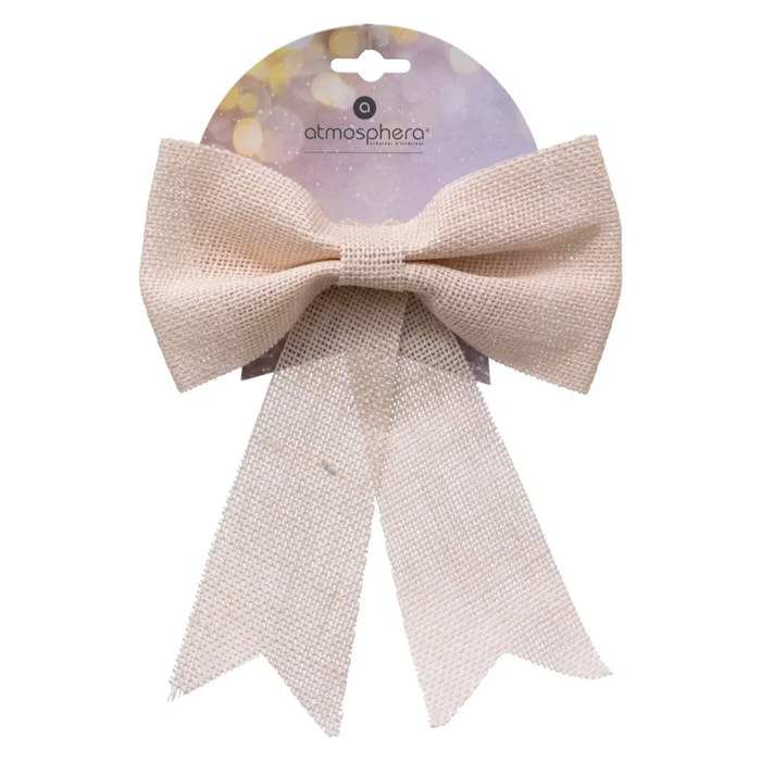 Nœud déco 20x24cm jute