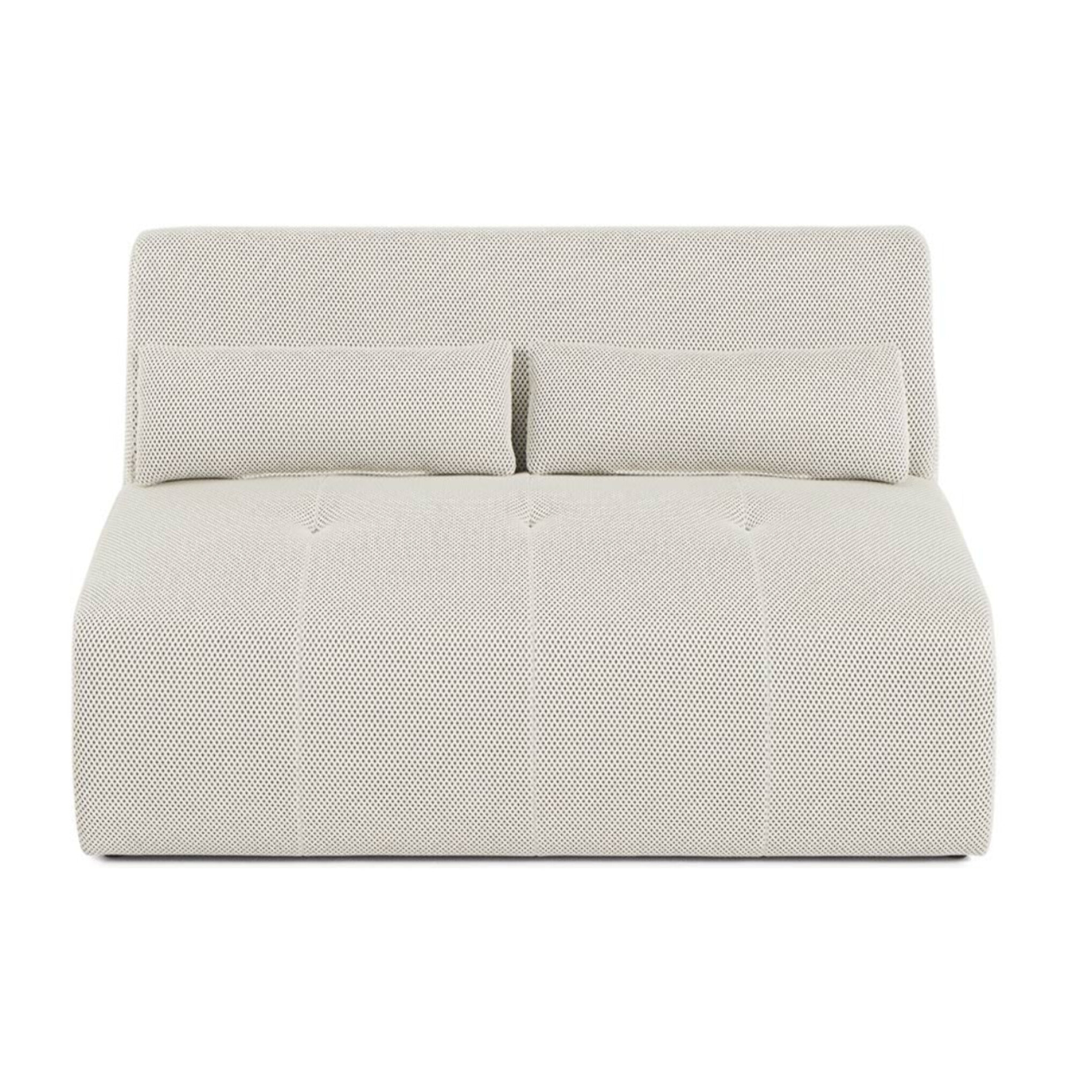 Onyx - canapé droit 2 places - en tissu mailles 3D - Beige