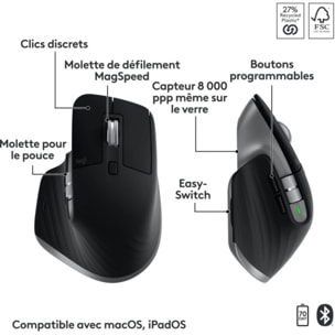 Clavier + Souris LOGITECH MX Keys S Combo for Mac