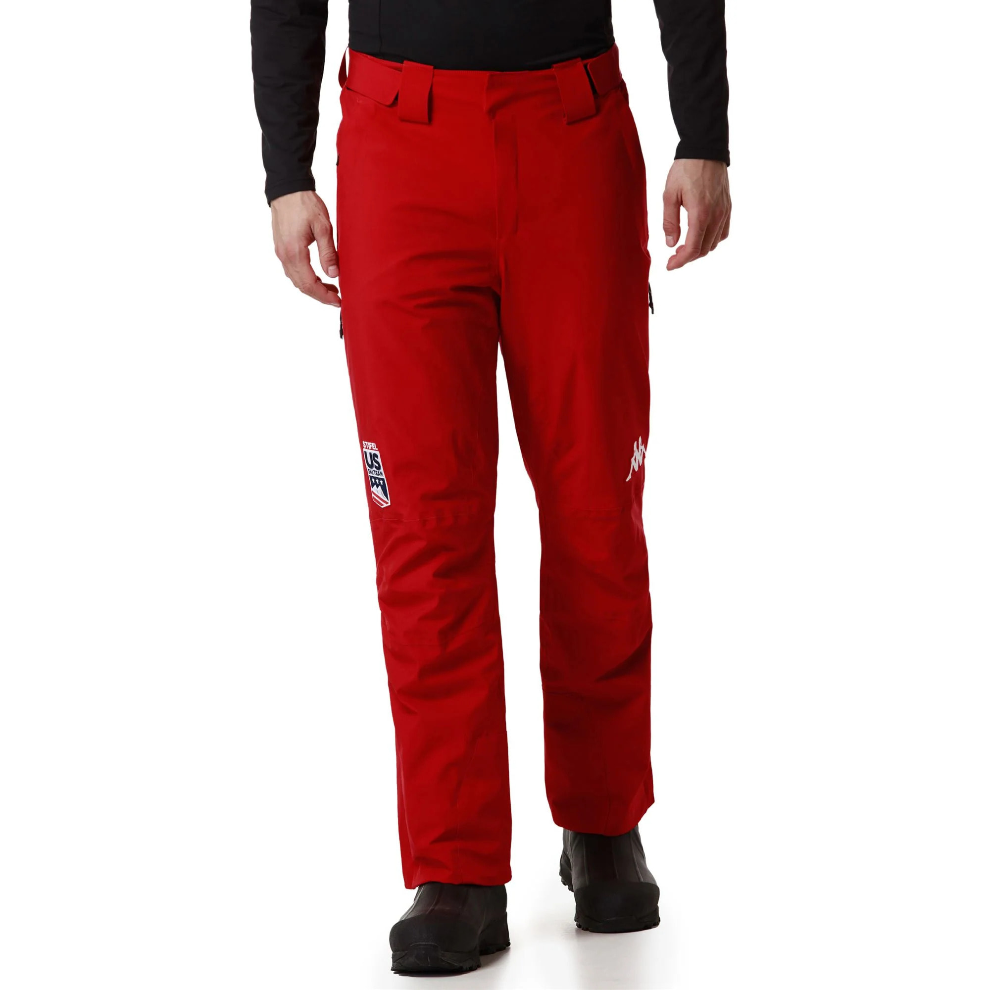 Kappa - Pantaloni Uomo Rosso - 8Cento 864 Us