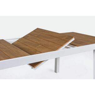 Tavolo ELIAS allungabile bianco 140/200x90 cm