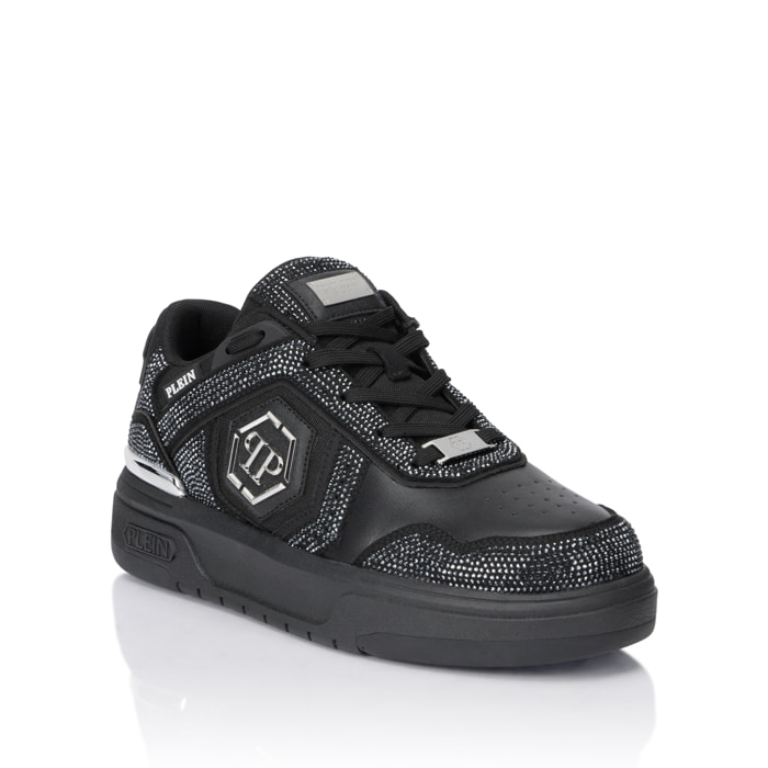 PHILIPP PLEIN Low-Top Sneakers SK8R Strass