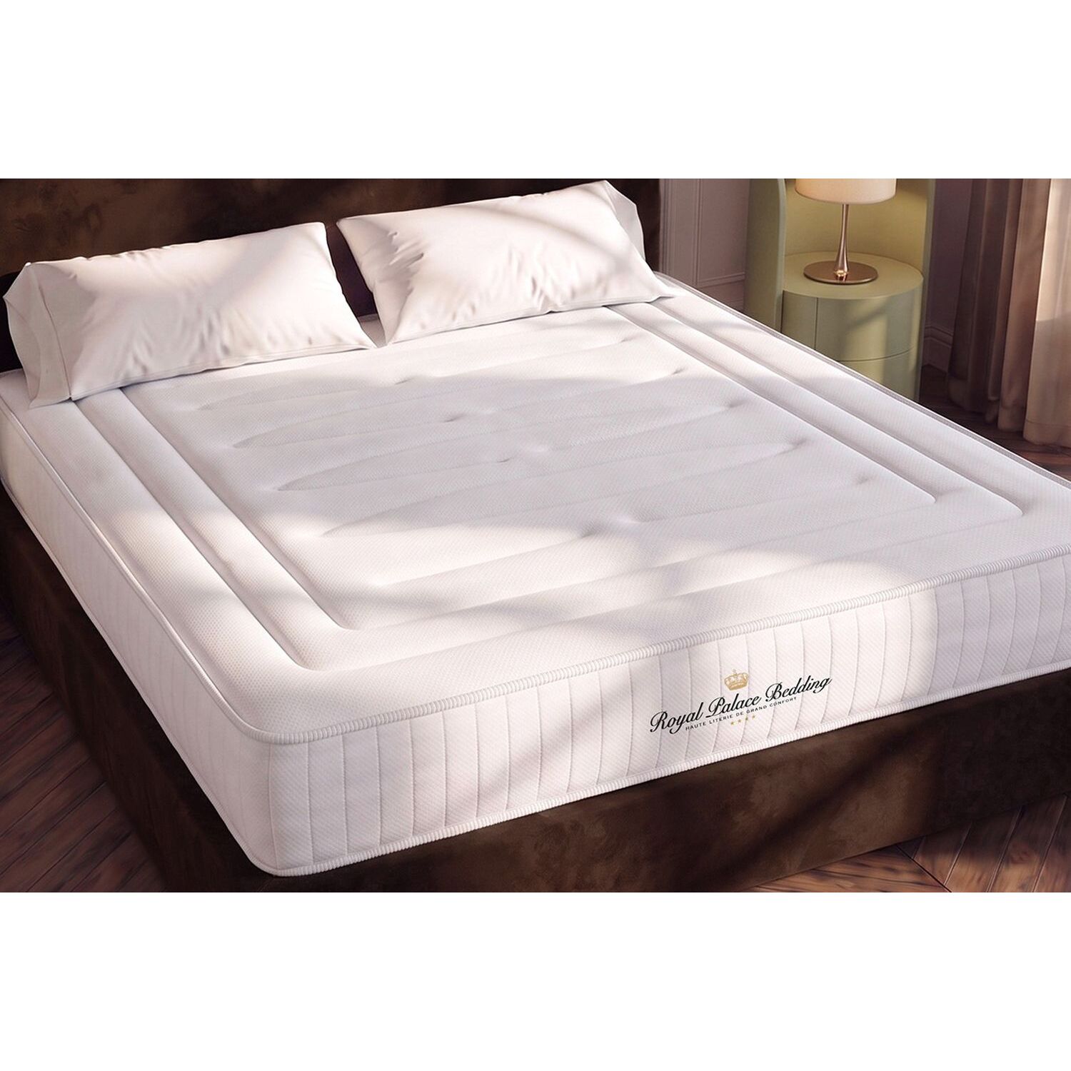Matelas Mémoire de forme - Confort ferme et accueil ferme - 20 d'épaisseur, 3 zones de confort - Confort toutes positions - 2 places
