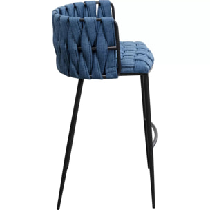 Tabouret de bar Saluti bleu Kare Design