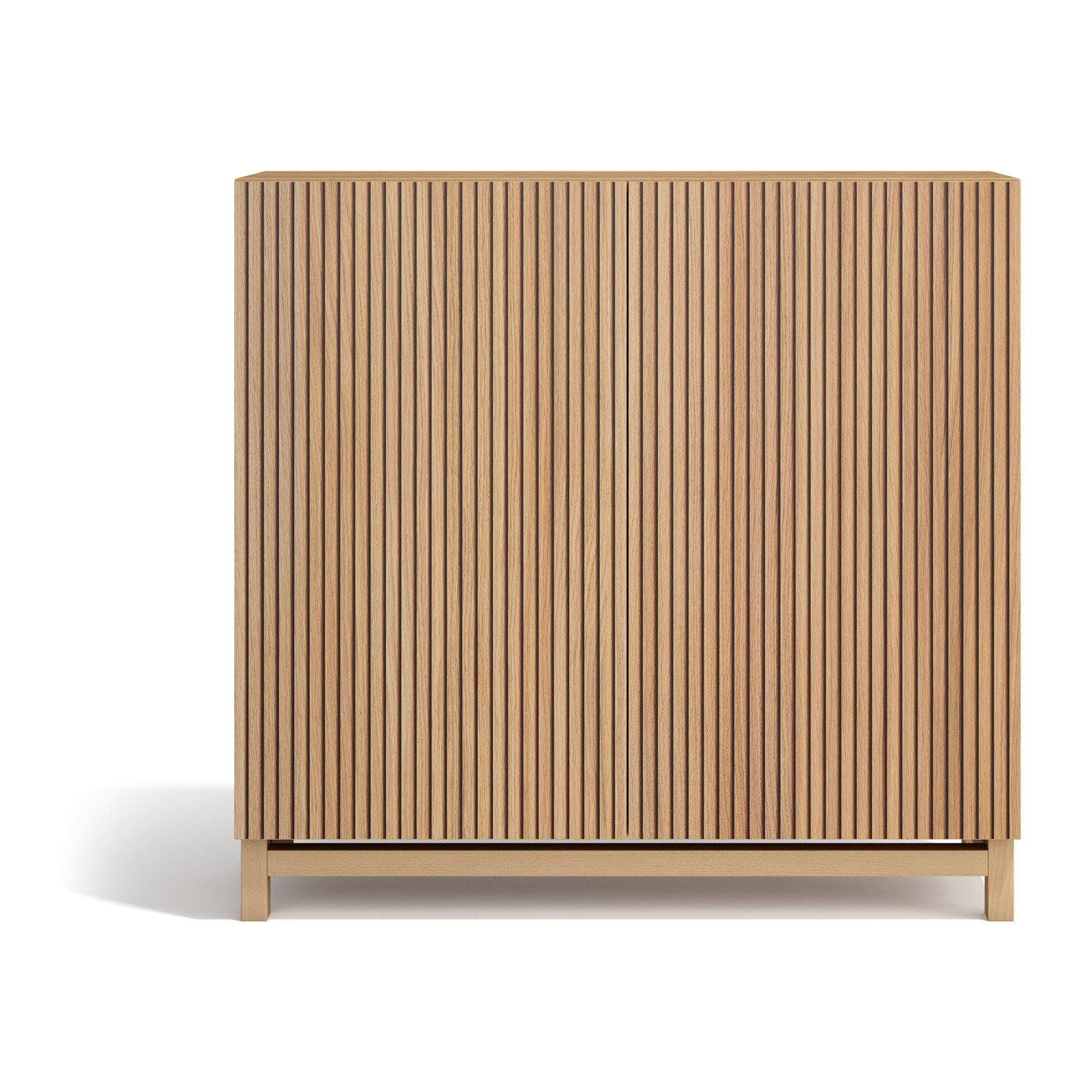 Zapatero Hanko melamina roble dorado puertas impresión vallado 90x90x27cm