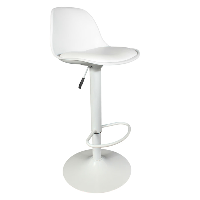 Tabouret De Bar Isak Blanc - Lot De 2