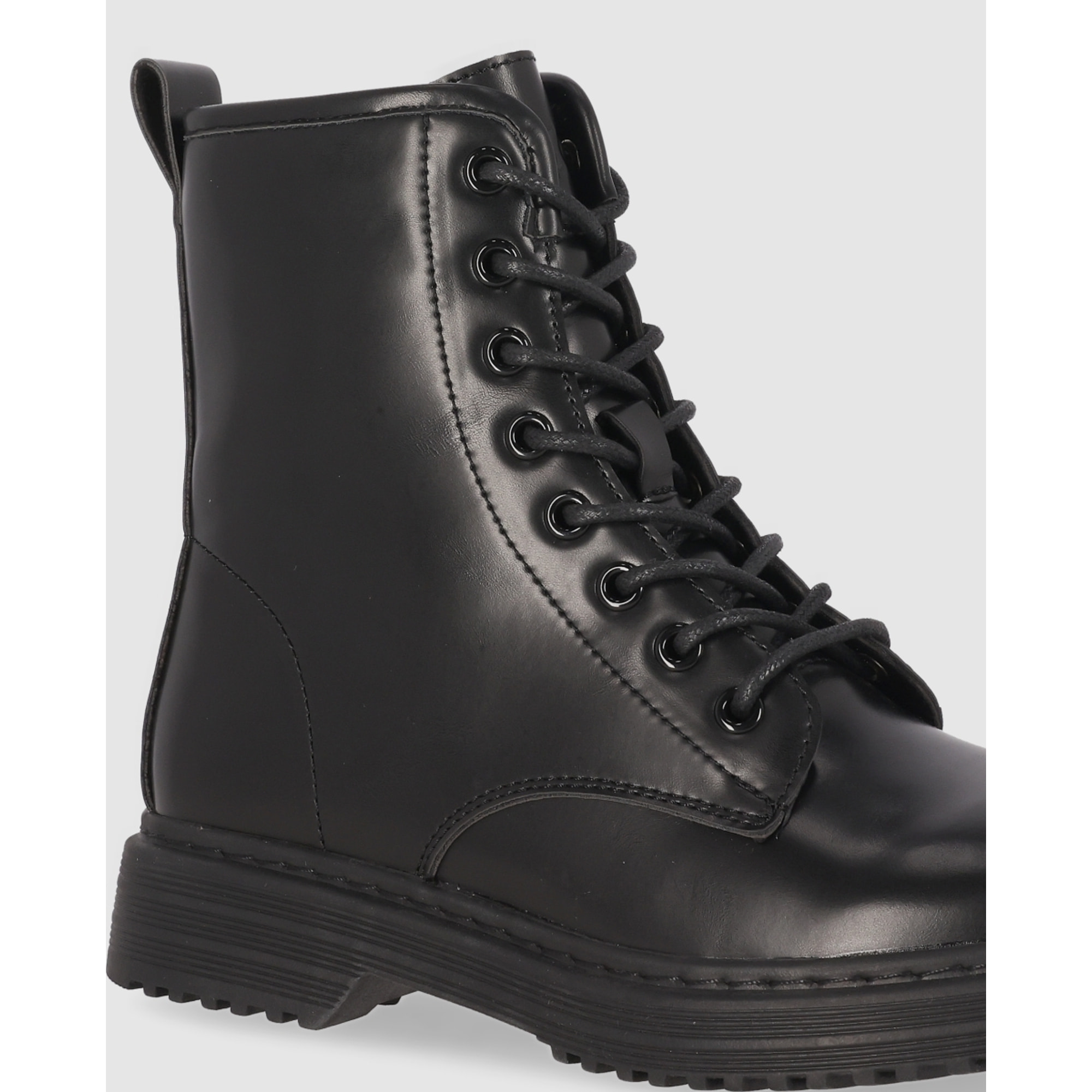 Botines - Negro - Tacón: Bajo