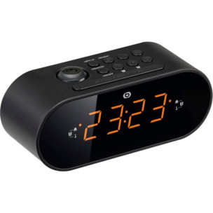 Radio réveil ESSENTIELB RRVP-200 noir