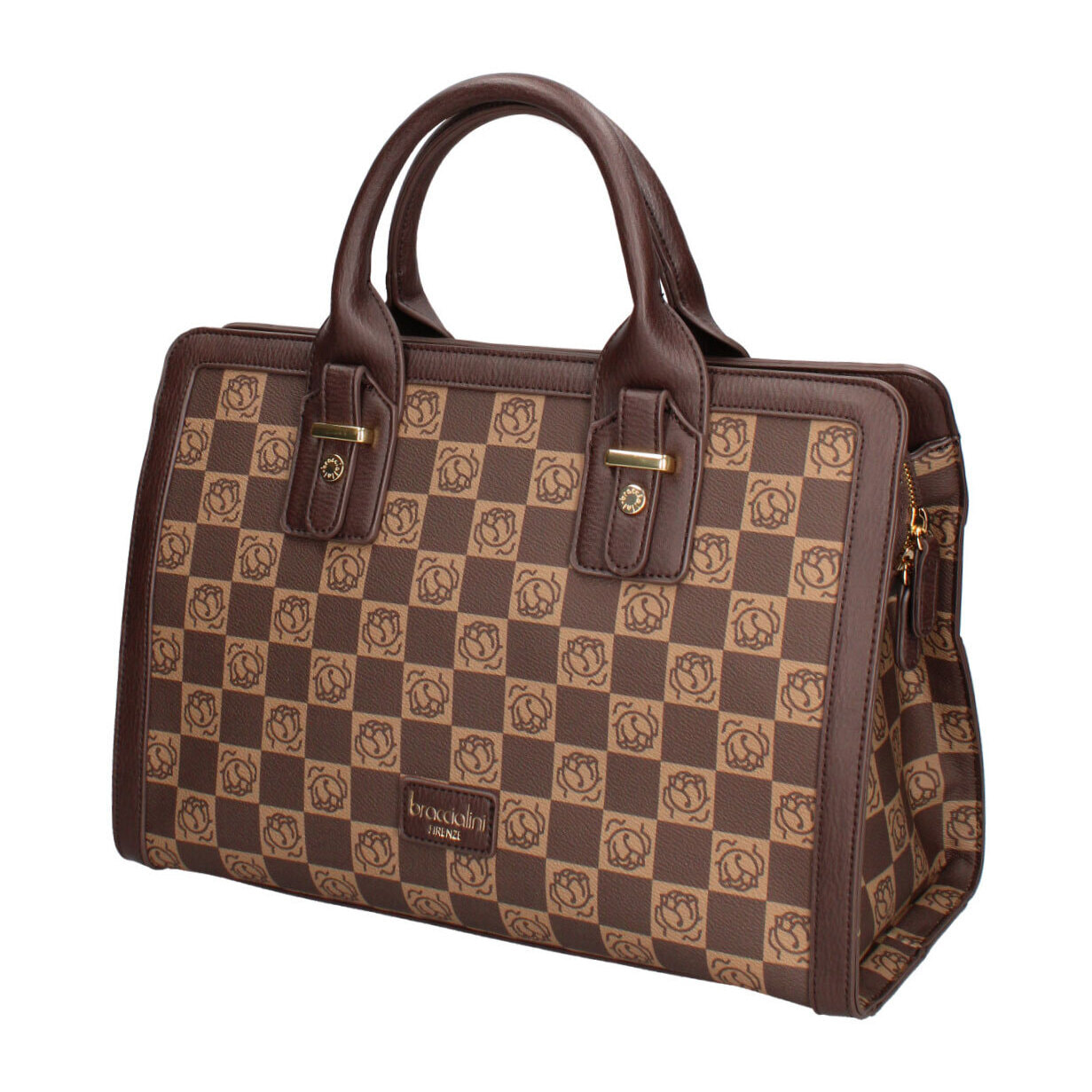 Borsa a bauletto  da donna Textile Polyurethane 36x26x18 cm