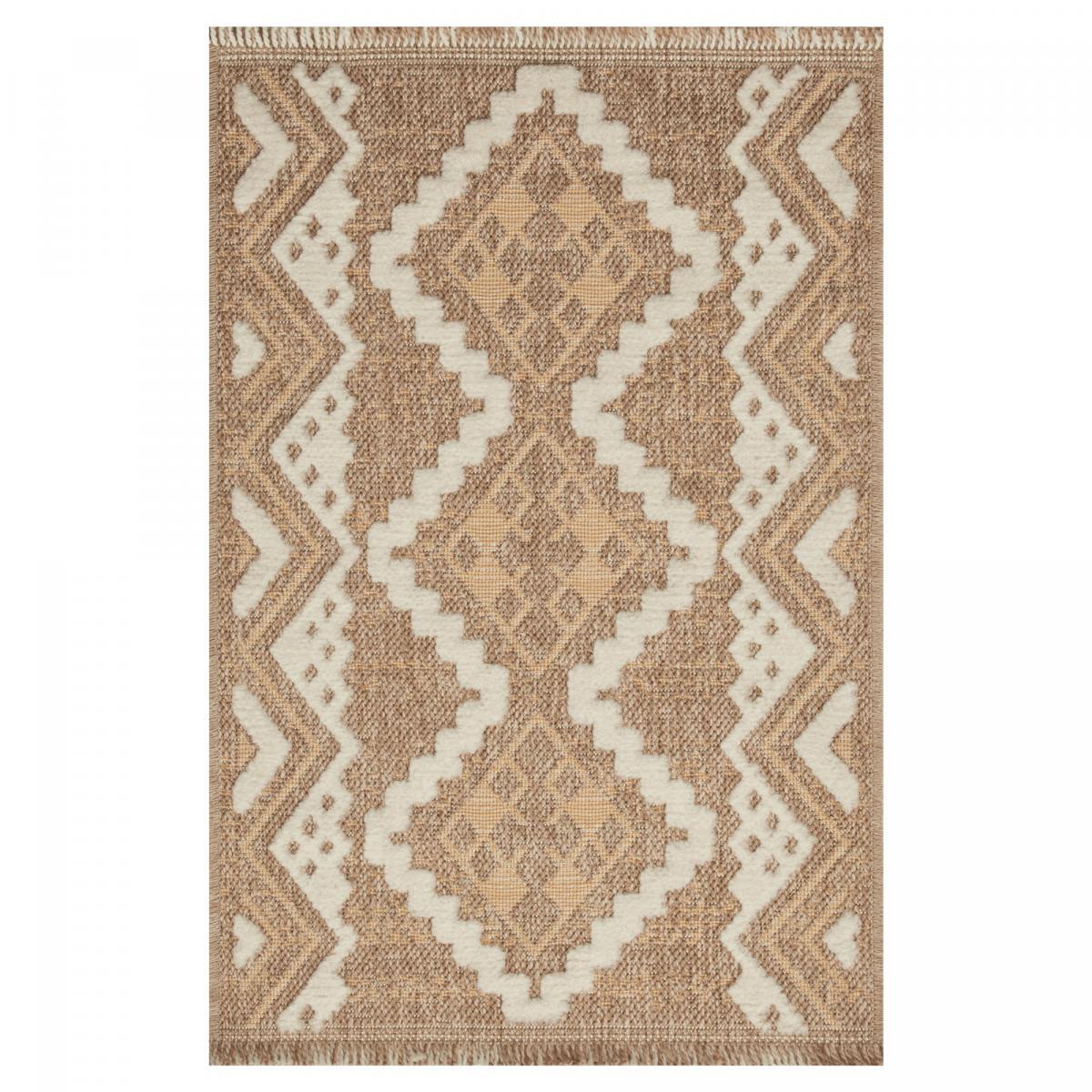 Tapis extérieur tissé kilim rectangle BUTA