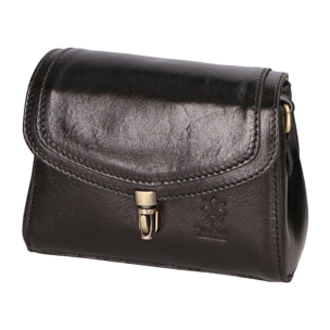 Borsa a tracolla Faye da donna In Vera pelle Made in Italy 18x13x5 cm