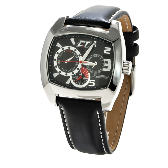 Reloj Chronotech CC7049M-02 Hombre Analogico Cuarzo con Correa de Piel