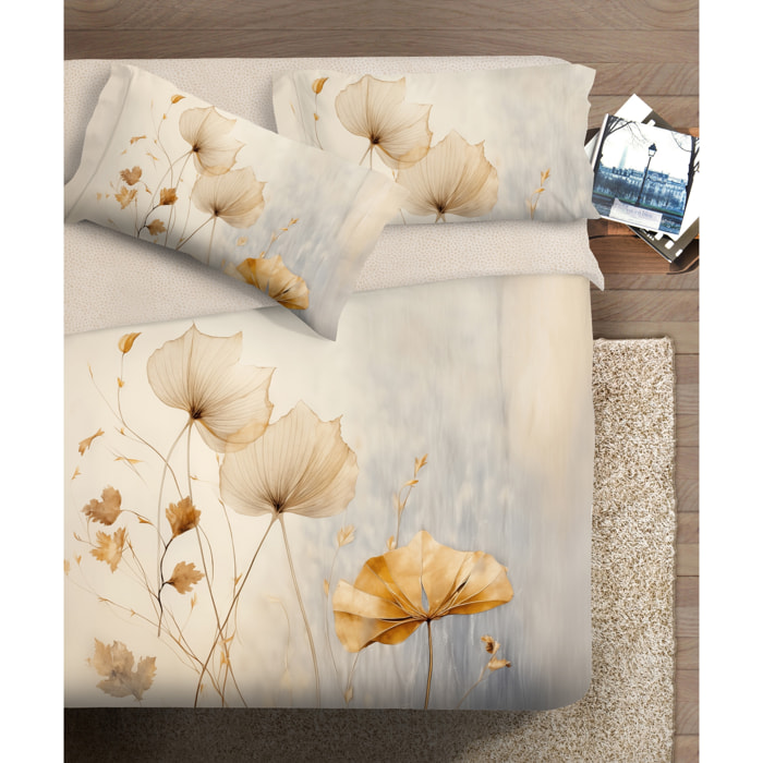 Parure copripiumino fotografico Piazzato Fine Art 2 piazze Disegno Essenza