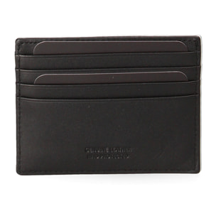 Porta carte da uomo In Vera pelle Made in Italy 12,75x10x1,5 cm