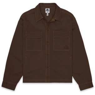 Kappa - Overshirt Uomo Marrone - Authentic Olivio